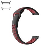 Curea din silicon compatibila cu Samsung Galaxy Watch Ultra, Black Jam