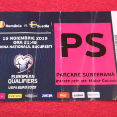Parking meci fotbal ROMANIA - SUEDIA (15.11.2019)