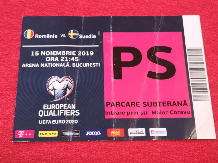 Parking meci fotbal ROMANIA - SUEDIA (15.11.2019)