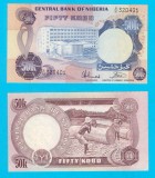 Nigeria 50 Kobo 1973 &#039;Tăietori de buşteni&#039; UNC serie: 320401 p#14