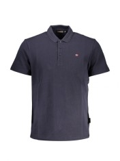 Tricou polo barbati, cu mini logo brodat, Regular fit, Bleumarin (Marime: XL) foto