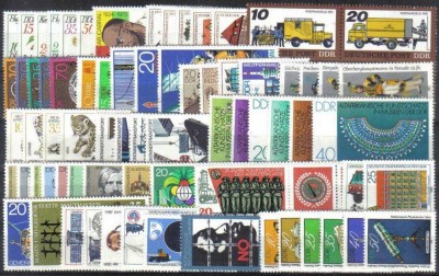 C1871 - Germania DDR 1978 - anul complet cu colite,timbre nestampilate MNH foto