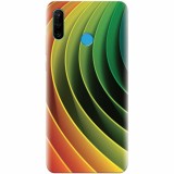 Husa silicon pentru Huawei P30 Lite, 3D Multicolor Abstract Lines