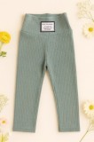 Cumpara ieftin Colanti fetite ribbed verde mentol &ndash; confort si stil zilnic (Marime