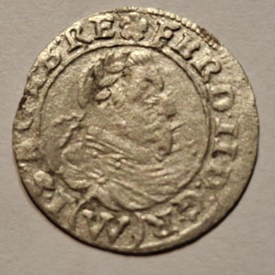 Austria 1 kreuzer 1626 W/HR argint Ferdinand ll foto