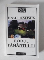 Rodul pamantului - Knut Hamsun foto