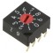 &Icirc;ntrerupător codificare PCB THT 2,54mm 100m&Omega;
