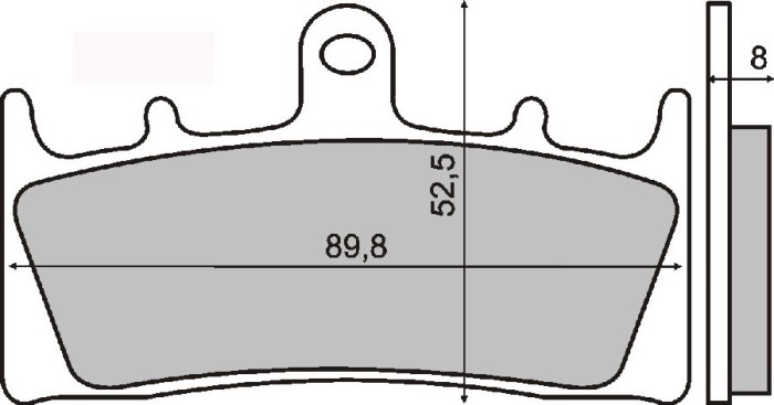 Placute frana Suzuki GSX 1400 &#039;01-&#039;05 Cod Produs: MX_NEW 225101170RM