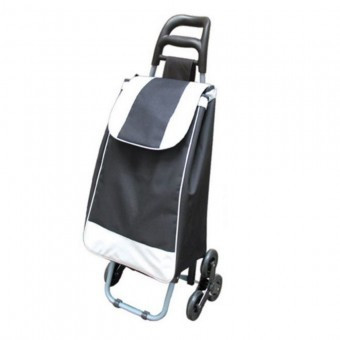 Carucior cumparaturi Strend Pro Alfred, PE/PVC, max 30 kg, dimensiune 35 x 30 x 96 cm foto