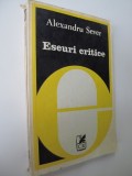 Eseuri critice - Alexandru Sever
