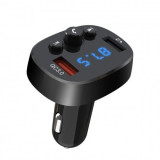 Emitator FM Bluetooth si MP3 Player AUTO, 2xUSB 18W, cu buton Apel XO-BCC03, Negru, Blister