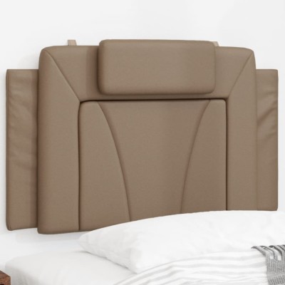 vidaXL Pernă pentru tăblie pat, cappuccino, 90 cm, piele artificială 374771 foto