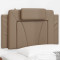 vidaXL Pernă pentru tăblie pat, Viana, cappuccino, 90 cm, piele artificială 374771