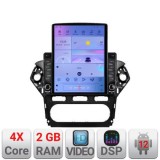 Navigatie Ford Mondeo 2010-2014 K-mondeo-clima ecran tip TESLA 9.7&quot; cu Android Radio Bluetooth Internet GPS WIFI 2+32 CarStore Technology