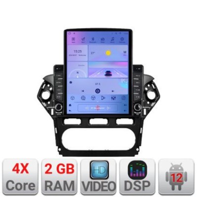 Navigatie Ford Mondeo 2010-2014 K-mondeo-clima ecran tip TESLA 9.7&amp;quot; cu Android Radio Bluetooth Internet GPS WIFI 2+32 CarStore Technology foto