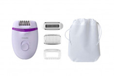 Epilator Philips BRE275/00 Satinelle Essential Alb / Mov foto