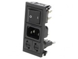 Conector de alimentare AC 10A 250V IEC 60320