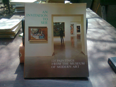 An invitation to see 125 paintings from the museum of modern art - Helen M. Franc (invitatie de a admira 125 picturi la muzeul de arta moderna) foto