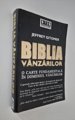 Jeffrey Gitomer Biblia vanzarilor foto