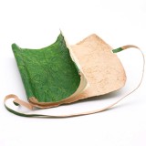 Agenda de calatorie rulata, din piele - Verde