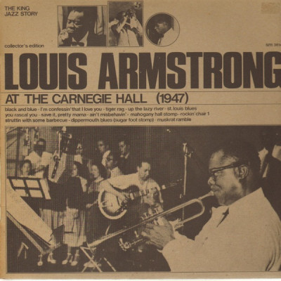 VINIL Louis Armstrong &amp;lrm;&amp;ndash; At The Carnegie Hall (VG+) foto