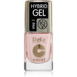 Delia Cosmetics Coral Hybrid Gel gel de unghii fara utilizarea UV sau lampa LED culoare 120 11 ml