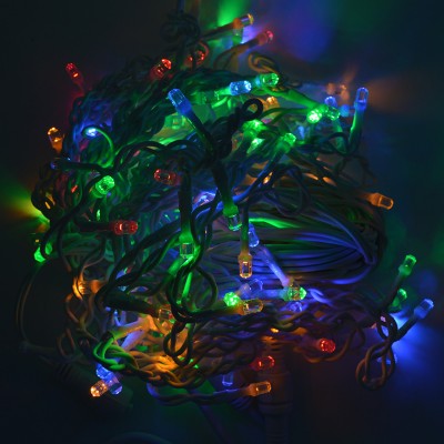 Instalatie turturi, 120LED V8, 3m, multicolor, consum redus foto