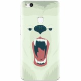 Husa silicon pentru Huawei P10 Lite, Fierce Polar Bear Winter