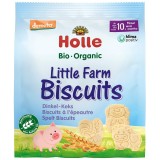 Biscuiti Holle Spelta Mica Ferma pentru copii 10 luni, Bio, 100g