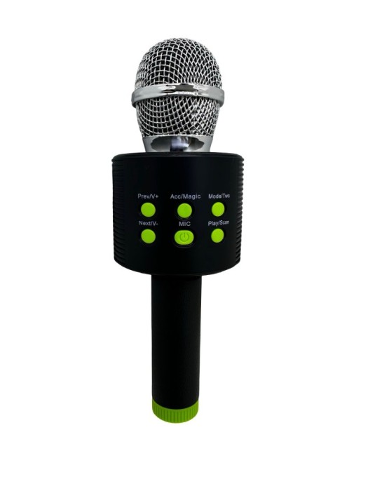 Microfon Karaoke Wireless cu Boxa Incorporata Model V5 functii multiple, TWS, card TF si USB