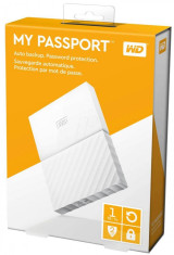 HDD extern WD My Passport NEW 1TB, 2.5&amp;quot;, USB 3.0, Alb foto