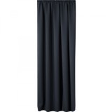 Draperie cu rejansa Jemidi, 140 x 245 cm, Gri, Poliester, 55276.22.01