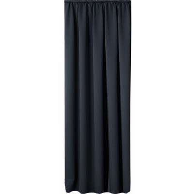 Draperie cu rejansa Jemidi, 140 x 245 cm, Gri, Poliester, 55276.22.01 foto