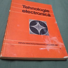 TEHNOLOGIE ELECTRONICA -VASILE M.CATUNEANU foto