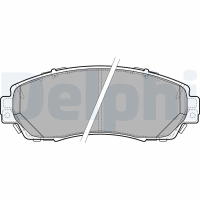 DELPHI LP2710 set placute frana,frana disc foto