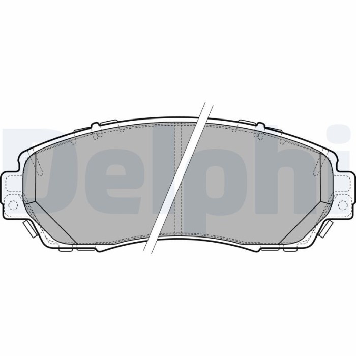DELPHI LP2710 set placute frana,frana disc