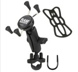 Suport telefon mobil (Iphone Max, Samsung Galaxy + / Note etc) cu montaj pe ghidon RAM Mount X-Grip - pentru telefoane cu diagonala mare