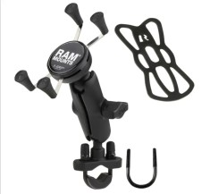 Suport telefon mobil (Iphone Max, Samsung Galaxy + / Note etc) cu montaj pe ghidon RAM Mount X-Grip - pentru telefoane cu diagonala mare