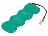Acumul: Ni-MH 4/V500H 4,8V 500mAh cabluri cu ştecher
