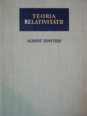 TEORIA RELATIVITATII de ALBERT EINSTEIN 1957