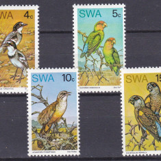 DB1 Fauna Africana Pasari Africa de Sud Vest 1974 4 v. MNH