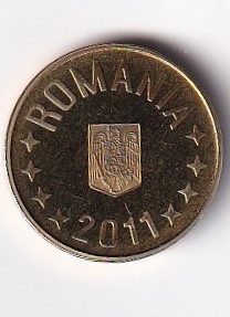 Romania 1 Ban 2011 - PROOF, 16.75 mm KM-189 UNC !!! foto