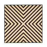 Panou acustic de perete Deco IV cu aspect de bambus, 60x60x1,8 cm