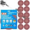 Disc abraziv,180mm, P240, pentru masina de slefuit pereti, 10 bucati, KP180240