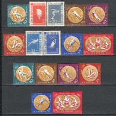 Romania.1961 Medalii olimpice MELBOURNE si ROMA YR.265