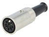 Conector DIN Lumberg 8 Pini 270 Grade Mama Cablu Lipire Drept