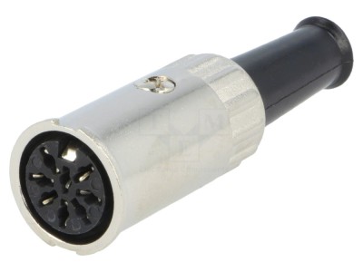 Conector DIN 8-PIN, 270&amp;deg; foto