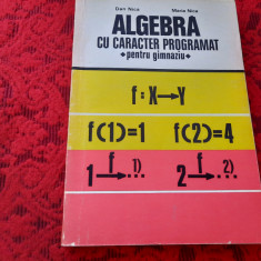 Dan Nica, Maria Nica - Algebra cu caracter programat (pentru gimnaziu),RF22/3