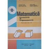 MATEMATICA GEOMETRIE SI TRIGONOMETRIE, MANUAL PENTRU CLASA A X-A-A. COTA, M. RADO, M. RADUTIU, F. VORNICESC-348293