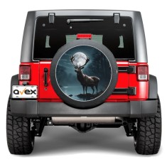 Sticker Auto &bdquo;Roata de Rezerva&rdquo; rezistenta la intemperii si raze UV, diametru 55 cm, Cod: AVX-RR09